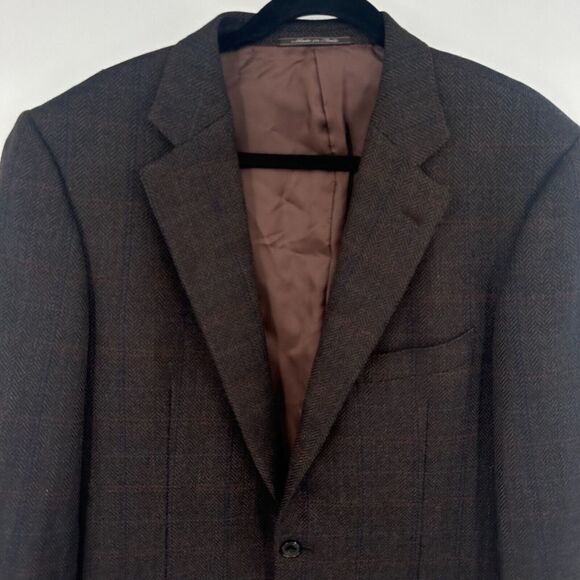 Ermenegildo Zegna Blazer Jacket Men 40 Multi Tweed Wool Cashmere Single Breasted - Picture 3 of 13